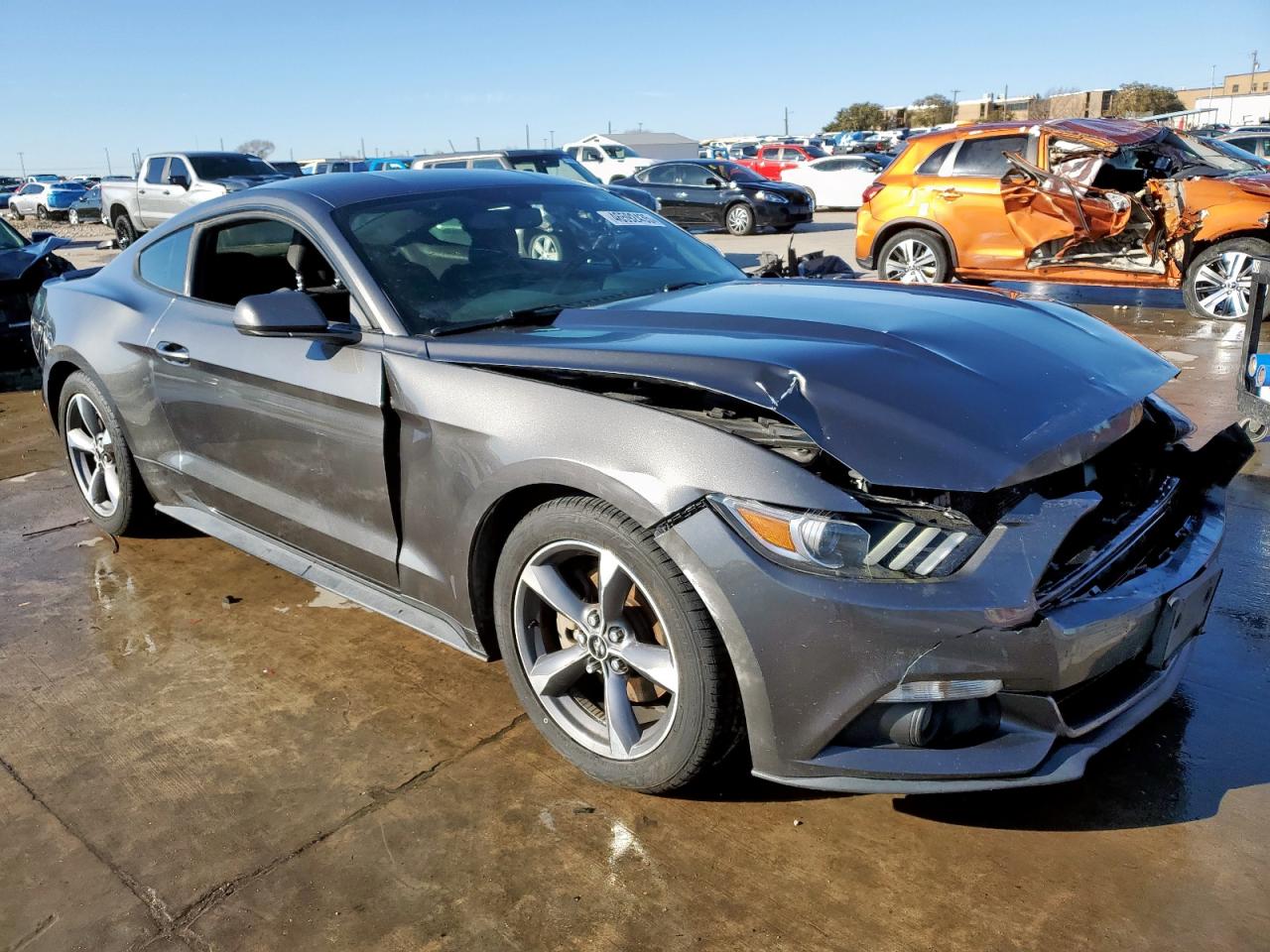 2016 Ford Mustang VIN 1FA6P8AM4G5202090 Copart auction photo, front end damage thumbnail 4
