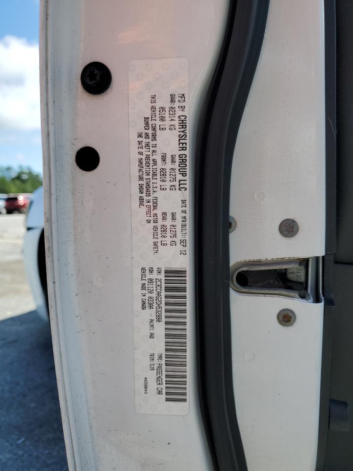 2013 Chrysler 300 VIN 2C3CCAAG2DH532880 Copart auction photo, front end damage thumbnail 14
