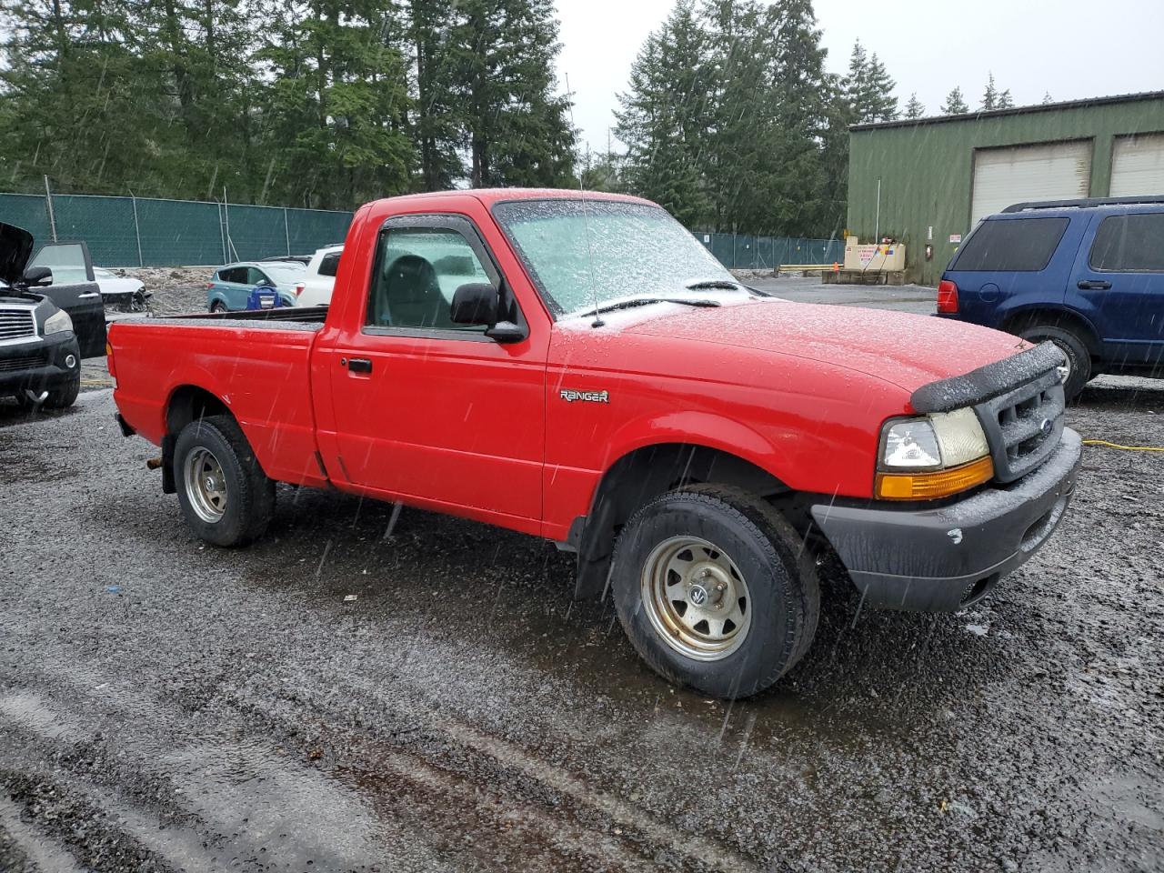 1998 Ford Ranger VIN 1FTYR10C7WUC38213 Copart auction photo, rear end damage thumbnail 4