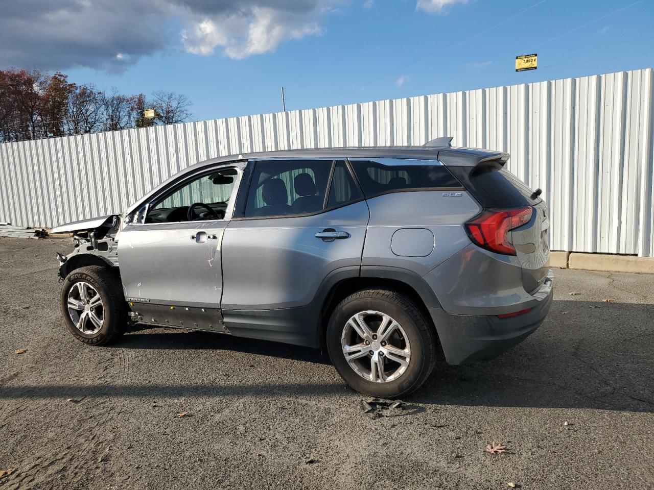 2018 GMC Terrain VIN 3GKALMEV9JL181289 Copart auction photo, front end / side damage thumbnail 2