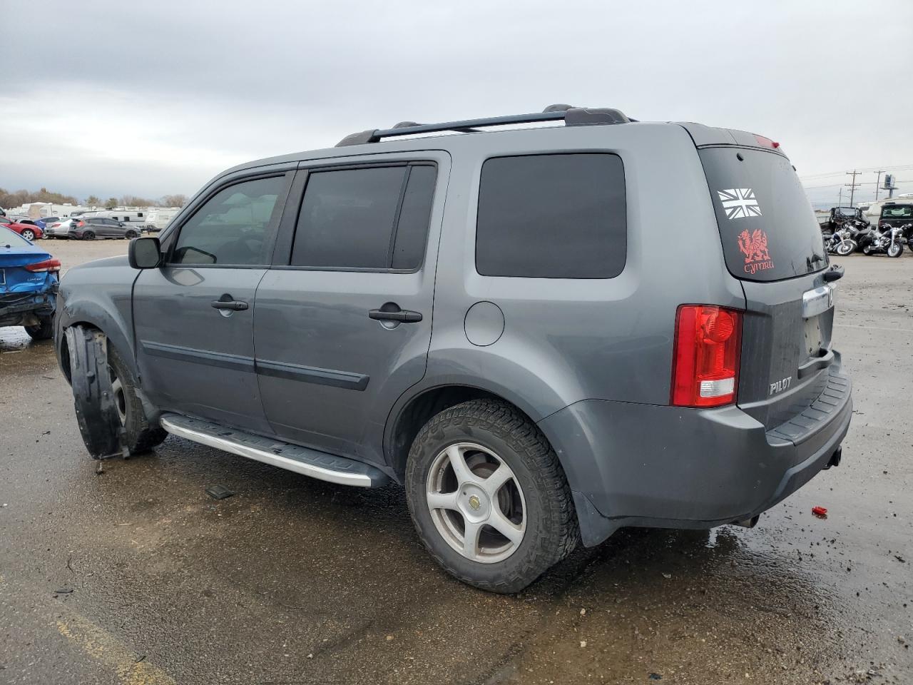 2010 Honda Pilot VIN 5FNYF3H25AB013225 Copart auction photo, front end / side damage thumbnail 2