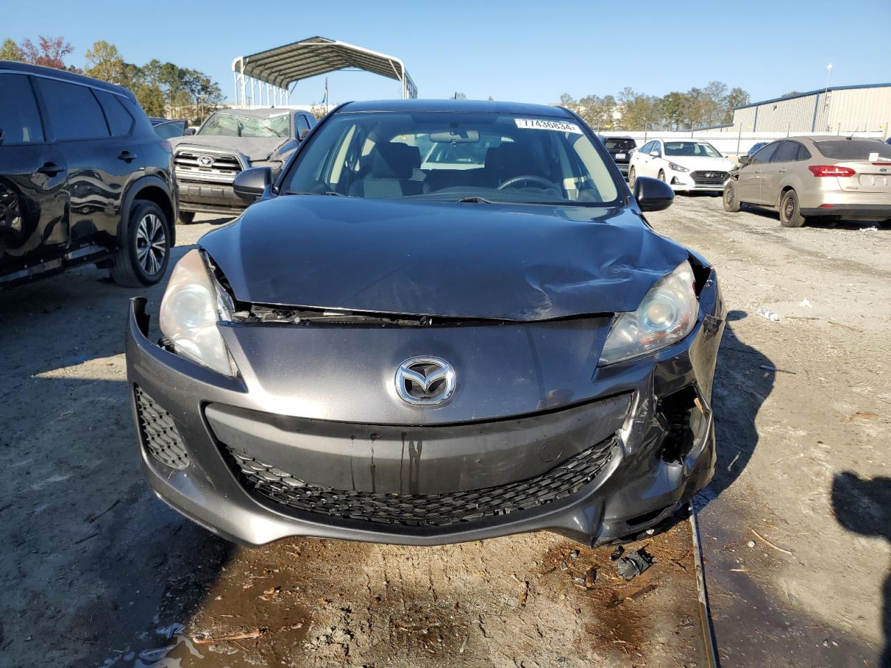 2012 Mazda 3 VIN JM1BL1L76C1615231 Copart auction photo, front end damage thumbnail 5