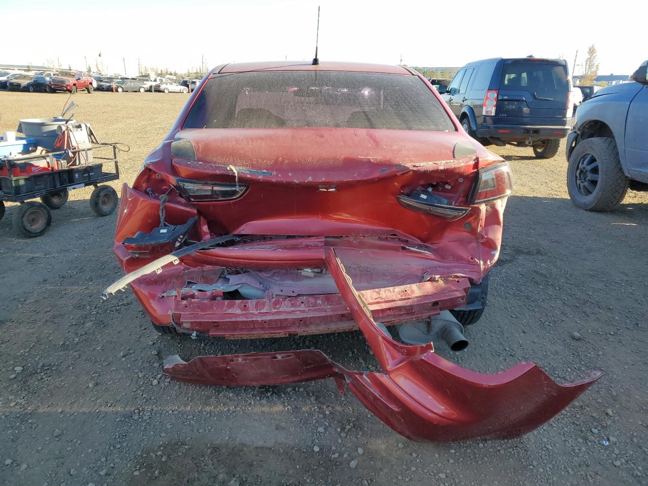 2008 Mitsubishi Lancer VIN JA3AU86U28U601835 Copart auction photo, rear end / front end damage thumbnail 6