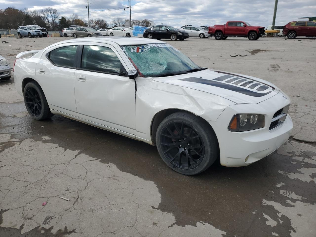 2009 Dodge Charger VIN 2B3KA33V69H576152 Copart auction photo, front end / side damage thumbnail 4