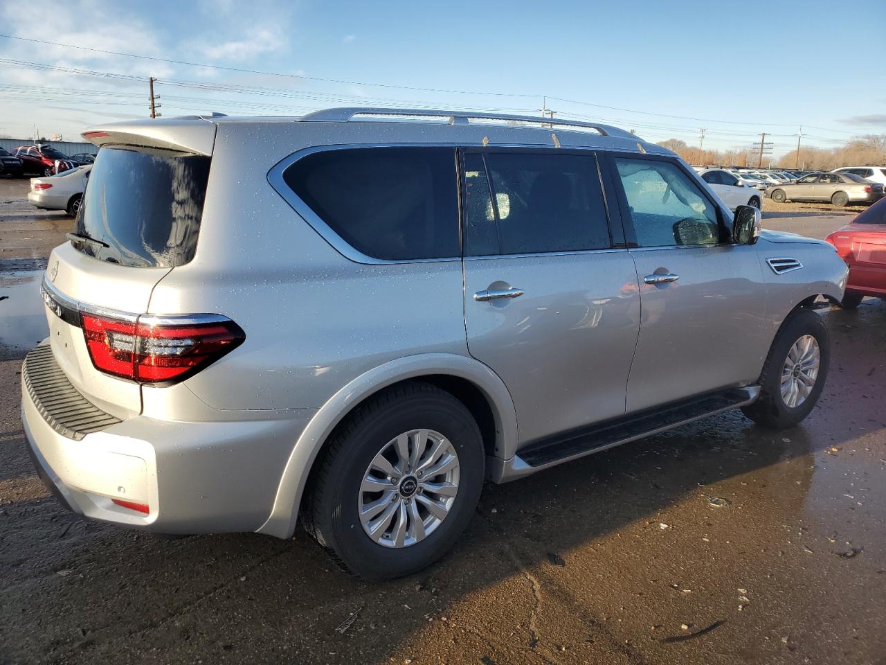 2024 Nissan Armada VIN JN8AY2AD9R9709596 Copart auction photo, front end / mechanical damage thumbnail 3