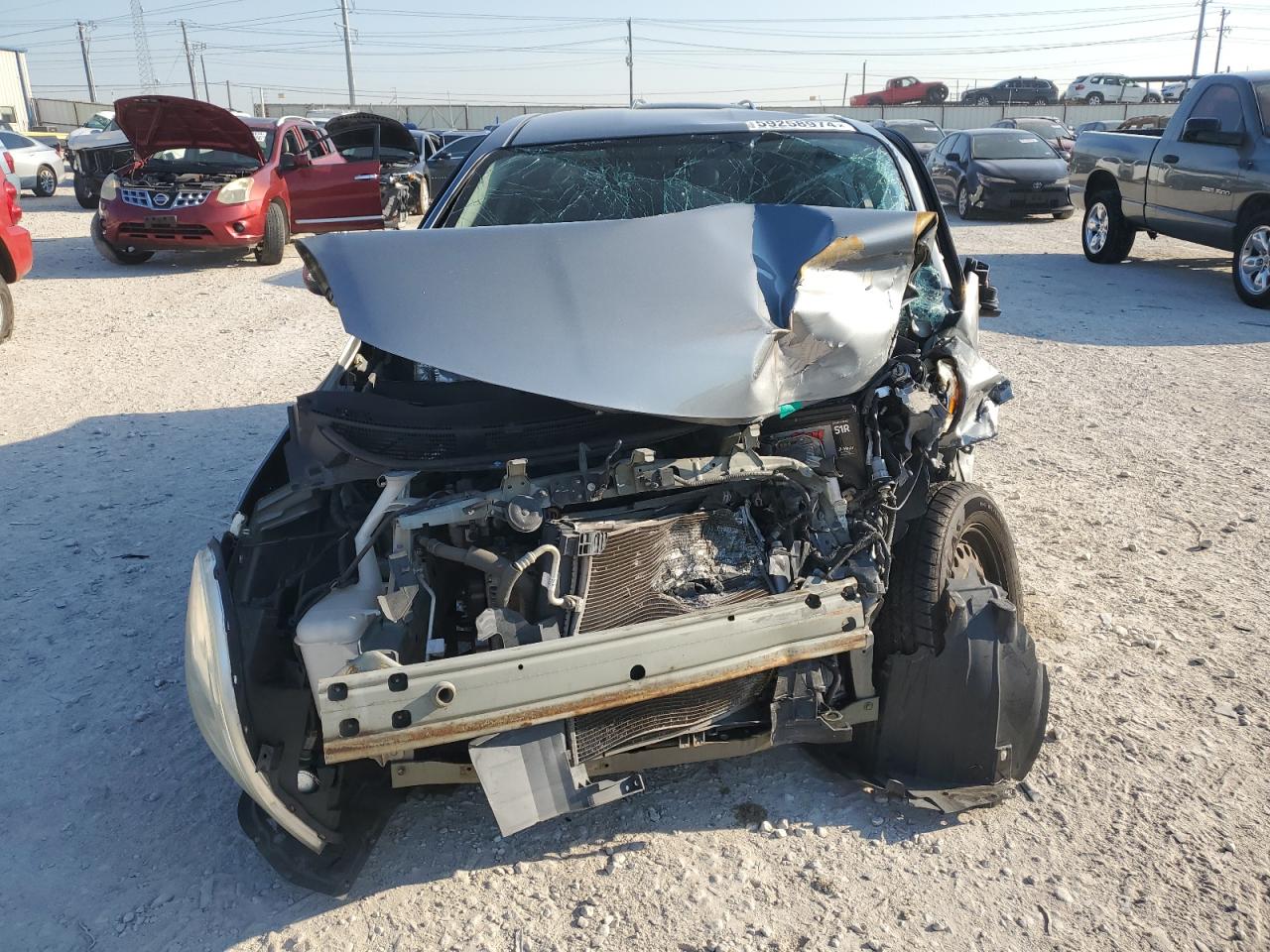 2014 Nissan Versa VIN 3N1CN7AP4EL829167 Copart auction photo, frame damage / all over damage thumbnail 5