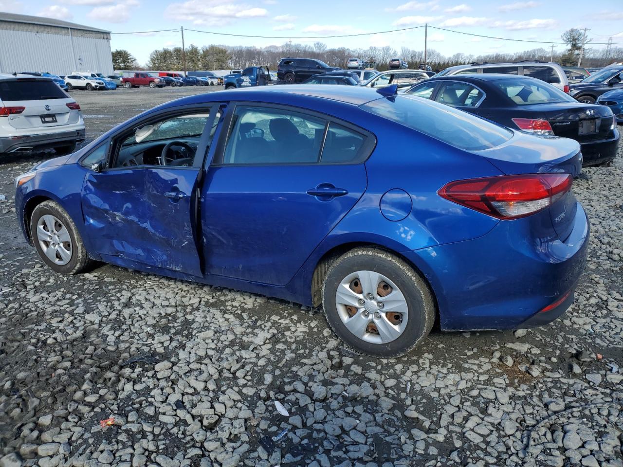 2017 KIA Forte VIN 3KPFL4A78HE047168 Copart auction photo, side damage thumbnail 2