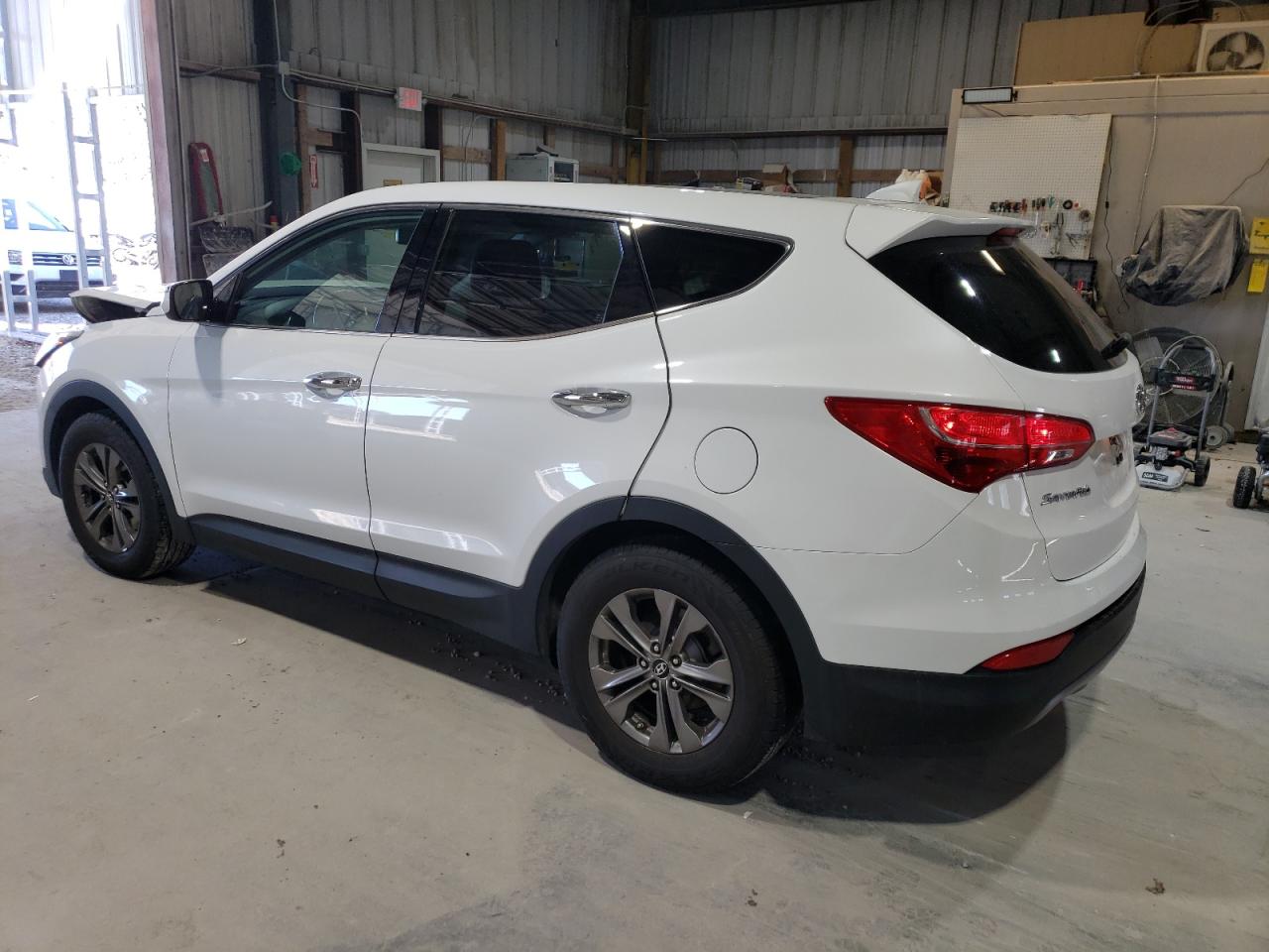 2013 Hyundai Santa Fe VIN 5XYZU3LB9DG013162 Copart auction photo, front end damage thumbnail 2
