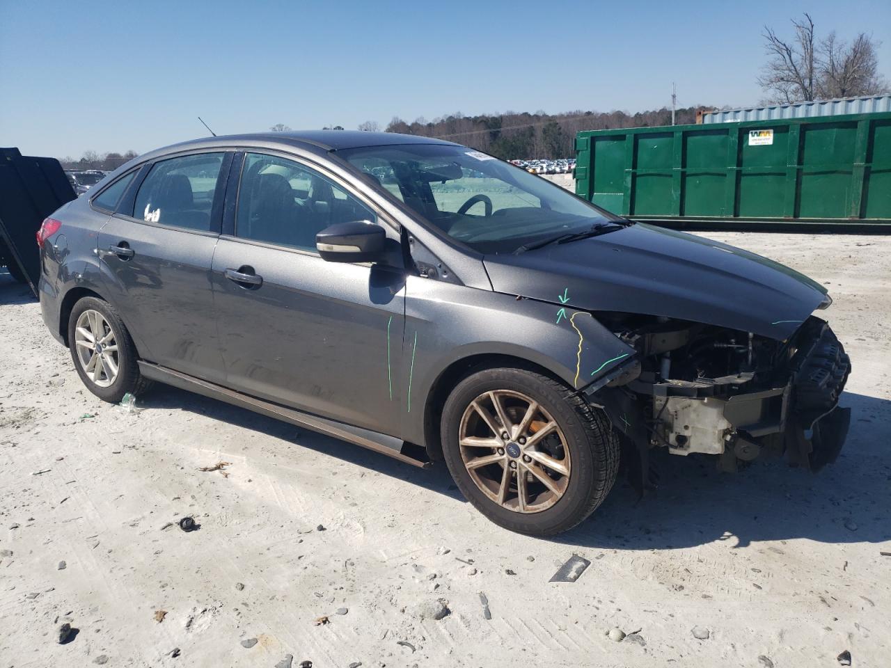 2016 Ford Focus VIN 1FADP3F24GL396729 Copart auction photo, front end damage thumbnail 4