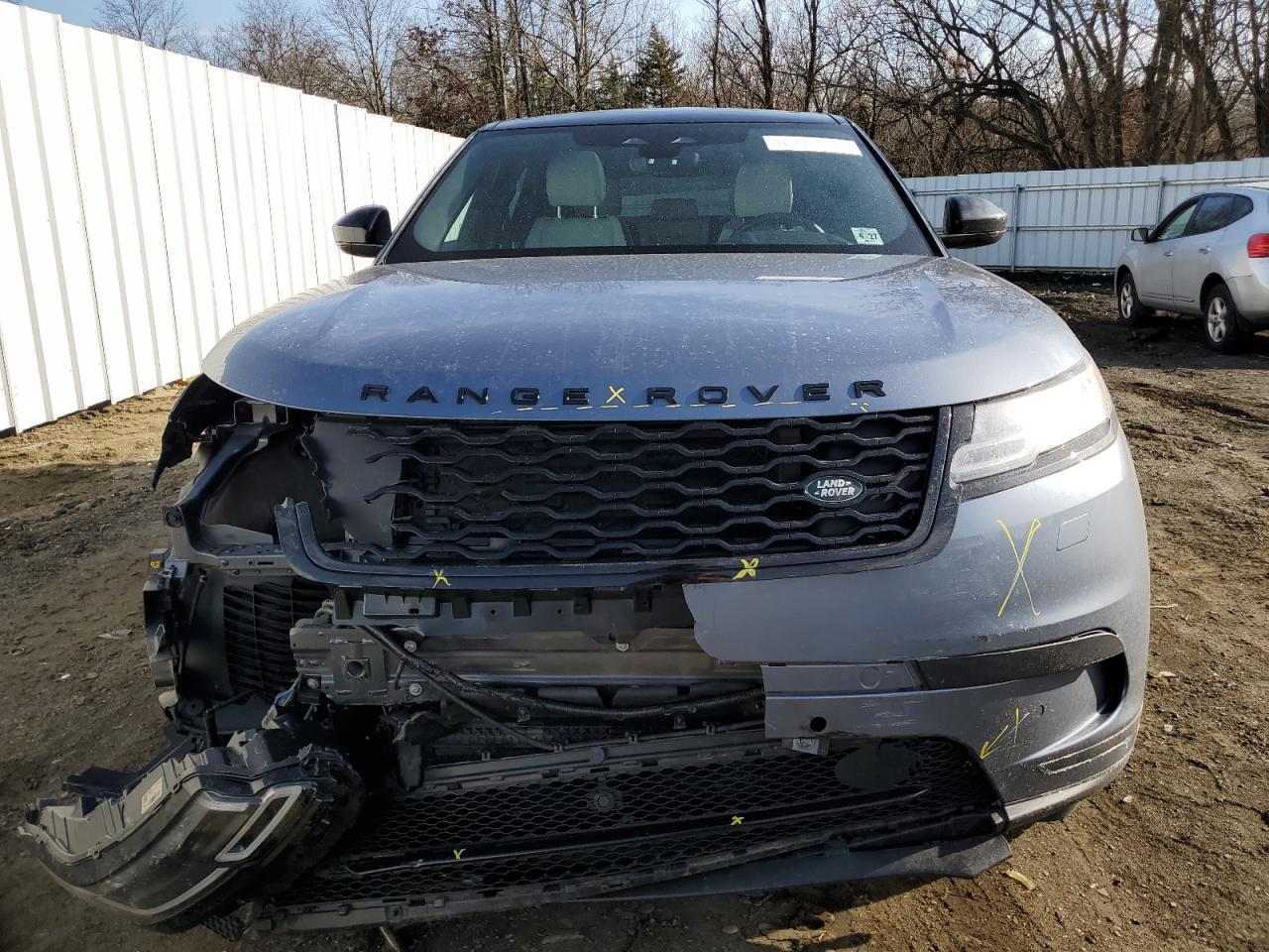2022 Land Rover Range Rover VIN SALYJ2EXXNA334127 Copart auction photo, front end damage thumbnail 5