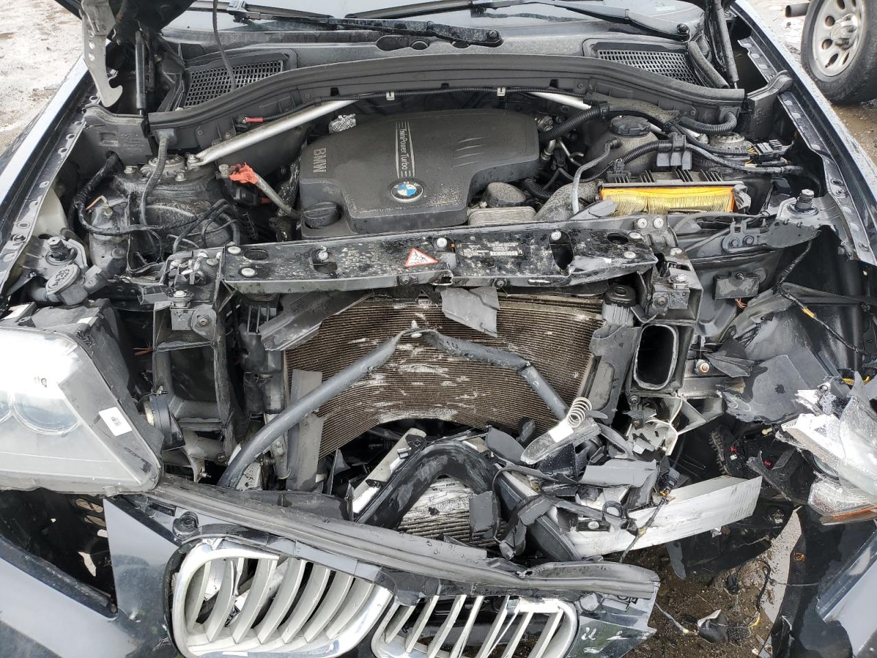 2013 BMW X3 VIN 5UXWX9C50D0A30883 Copart auction photo, front end / minor dent/scratches damage thumbnail 12