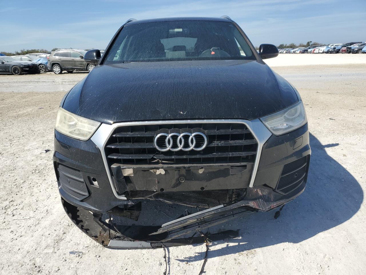 2017 Audi Q3 VIN WA1HCCFS1HR007691 Copart auction photo, front end damage thumbnail 5