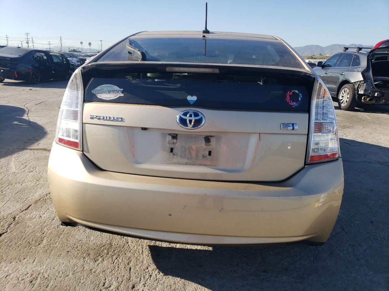 2011 Toyota Prius VIN JTDKN3DU7B0255658 Copart auction photo, all over damage thumbnail 6