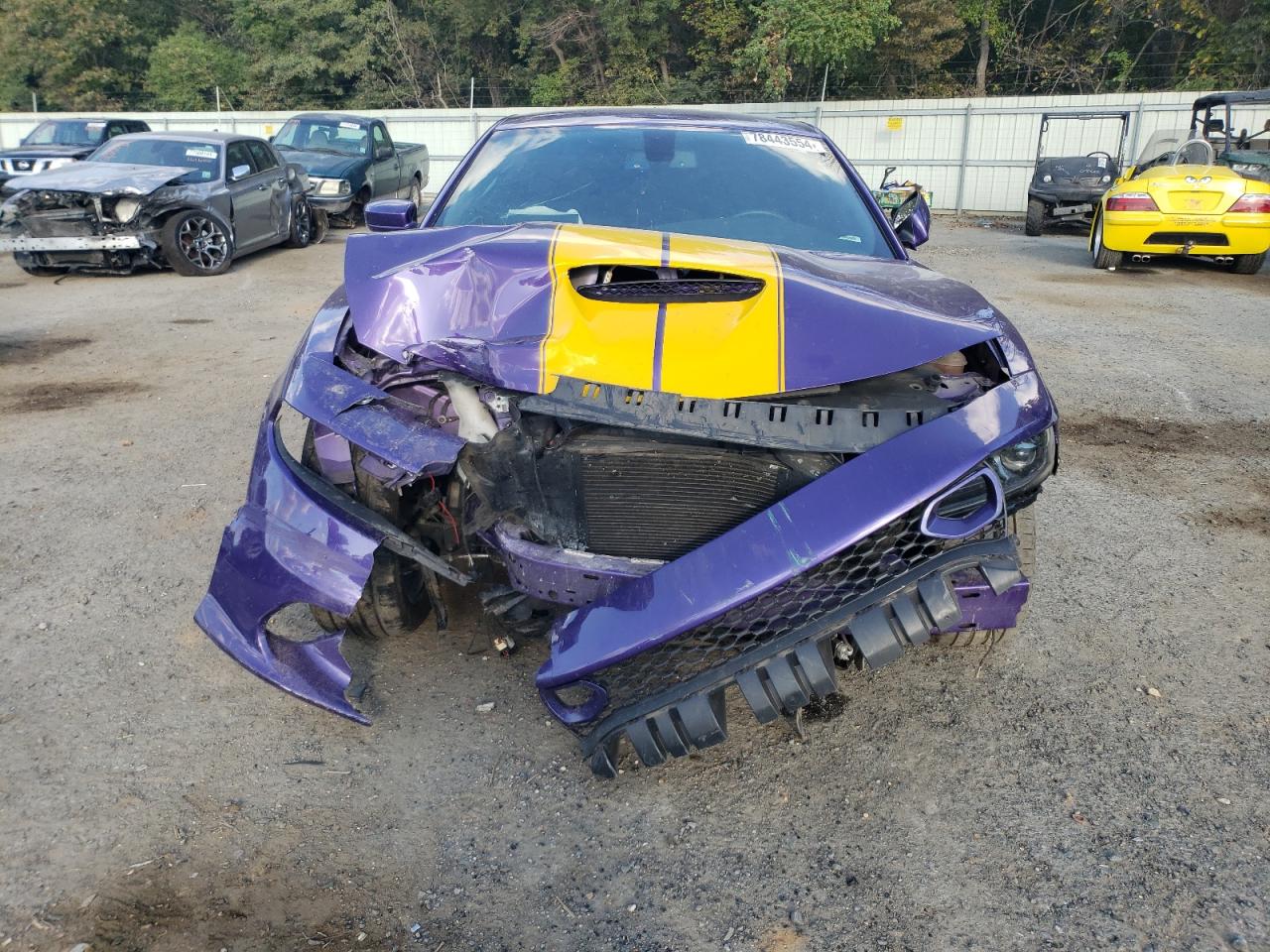 2019 Dodge Charger VIN 2C3CDXCT9KH722232 Copart auction photo, front end damage thumbnail 5