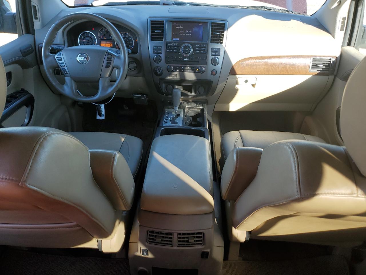 2015 Nissan Armada VIN 5N1AA0NE3FN608141 Copart auction photo, side damage thumbnail 8