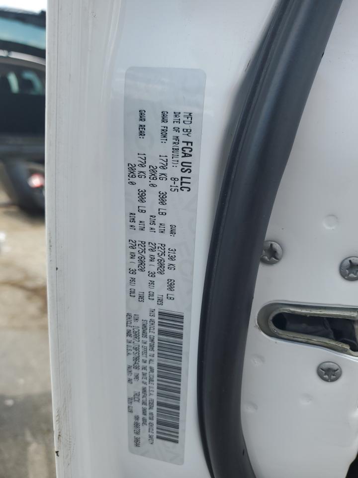 2015 RAM 1500 VIN 1C6RR7JT8FS786438 Copart auction photo, front end / side damage thumbnail 13