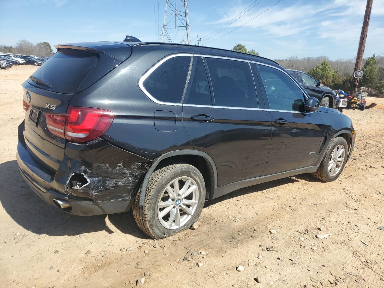 2015 BMW X5 VIN 5UXKR0C51F0K67063 Copart auction photo, rear end damage thumbnail 3