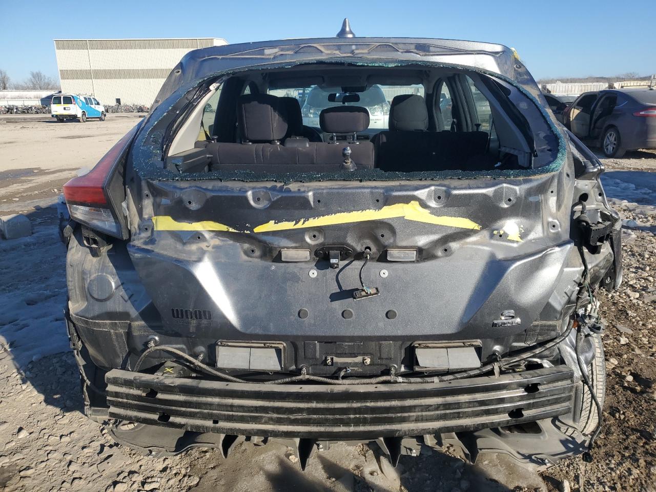 2021 Nissan Leaf VIN 1N4BZ1BV0MC552671 Copart auction photo, rear end damage thumbnail 6