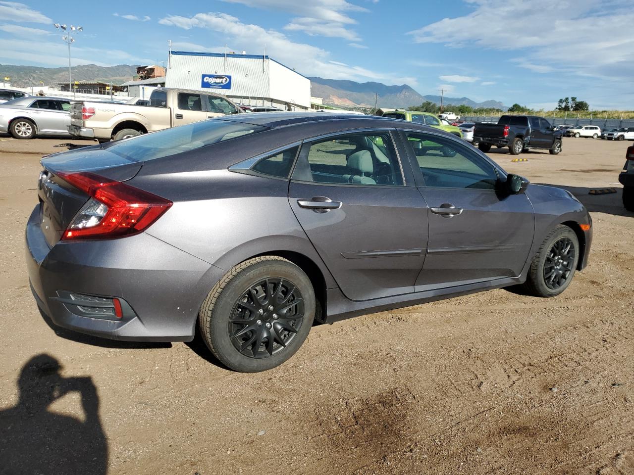 2016 Honda Civic VIN 19XFC2F59GE022953 Copart auction photo, hail damage thumbnail 3