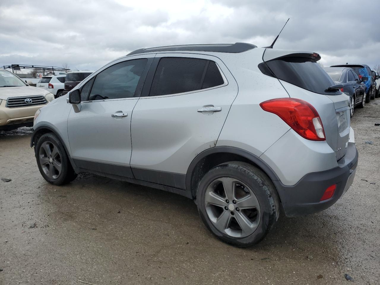 2014 Buick Encore VIN KL4CJBSB6EB633287 Copart auction photo, front end / minor dent/scratches damage thumbnail 2