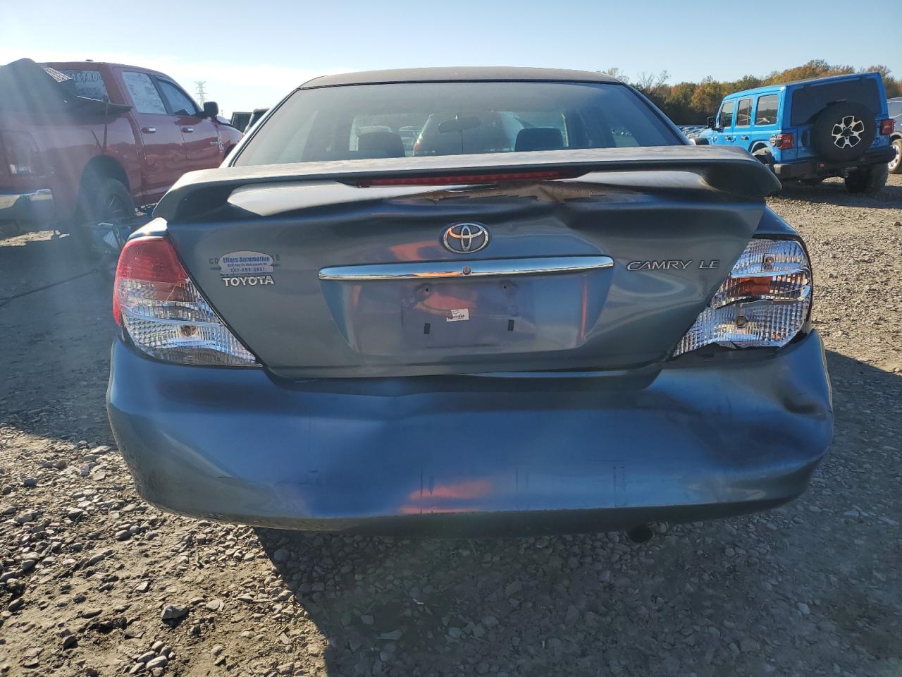 2004 Toyota Camry VIN 4T1BE32K84U885357 Copart auction photo, rear end damage thumbnail 6