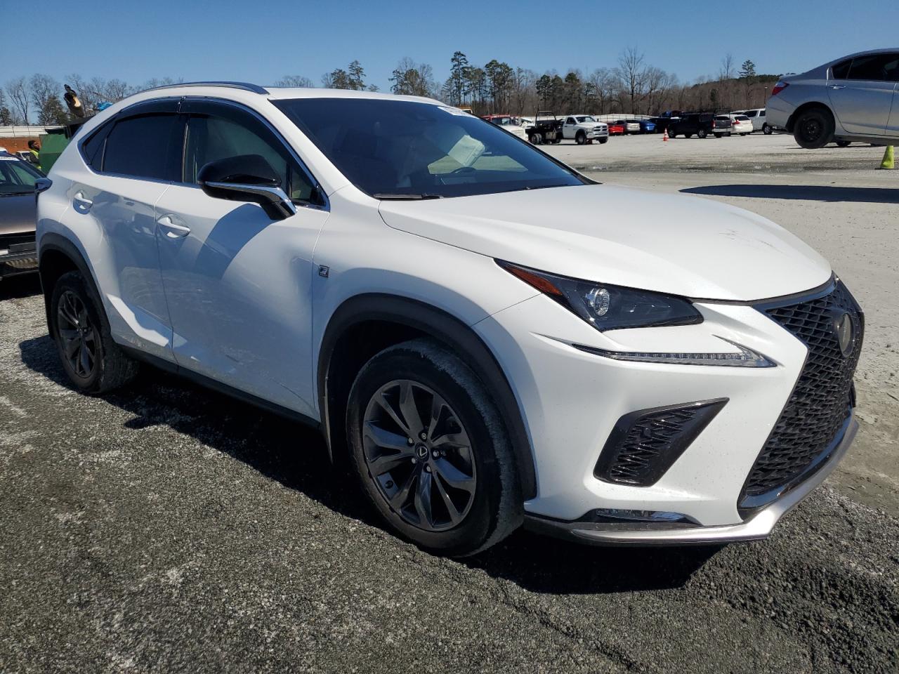 2021 Lexus NX VIN JTJSARBZ6M5032530 Copart auction photo, front end damage thumbnail 4