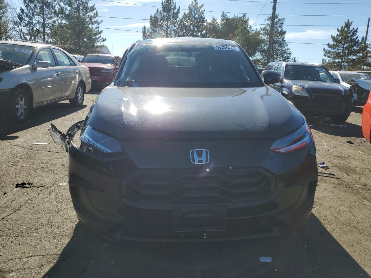 2024 Honda HR-V VIN 3CZRZ2H50RM711338 Copart auction photo, side / front end damage thumbnail 5