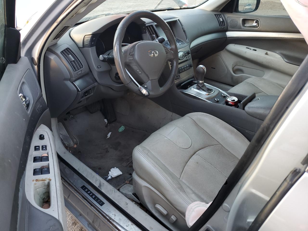 2011 Infiniti G VIN JN1CV6AP8BM303250 Copart auction photo, side damage thumbnail 8