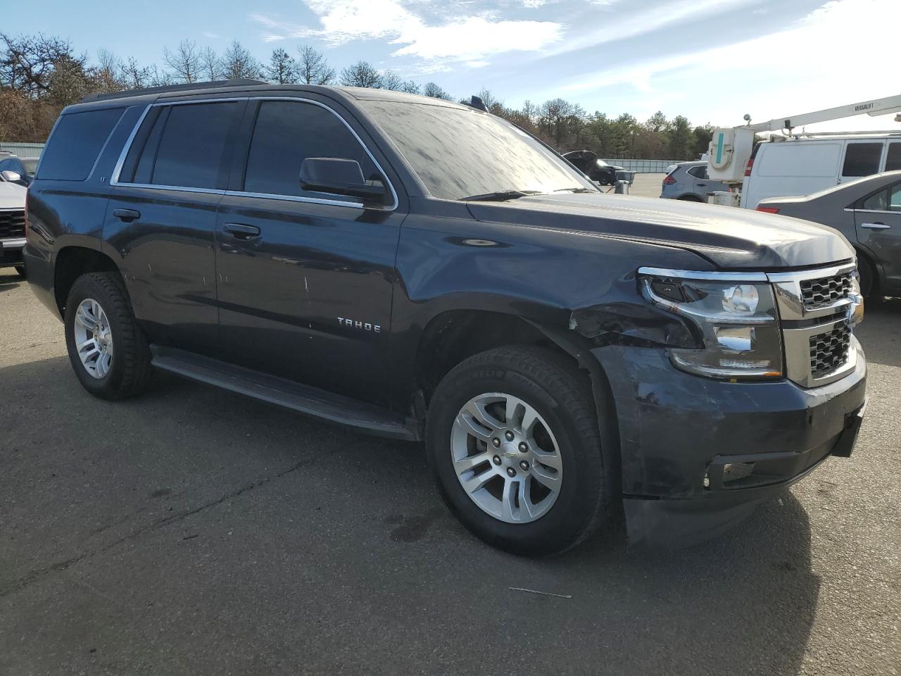 2017 Chevrolet Tahoe VIN 1GNSKBKC1HR344702 Copart auction photo, rear end / front end damage thumbnail 4