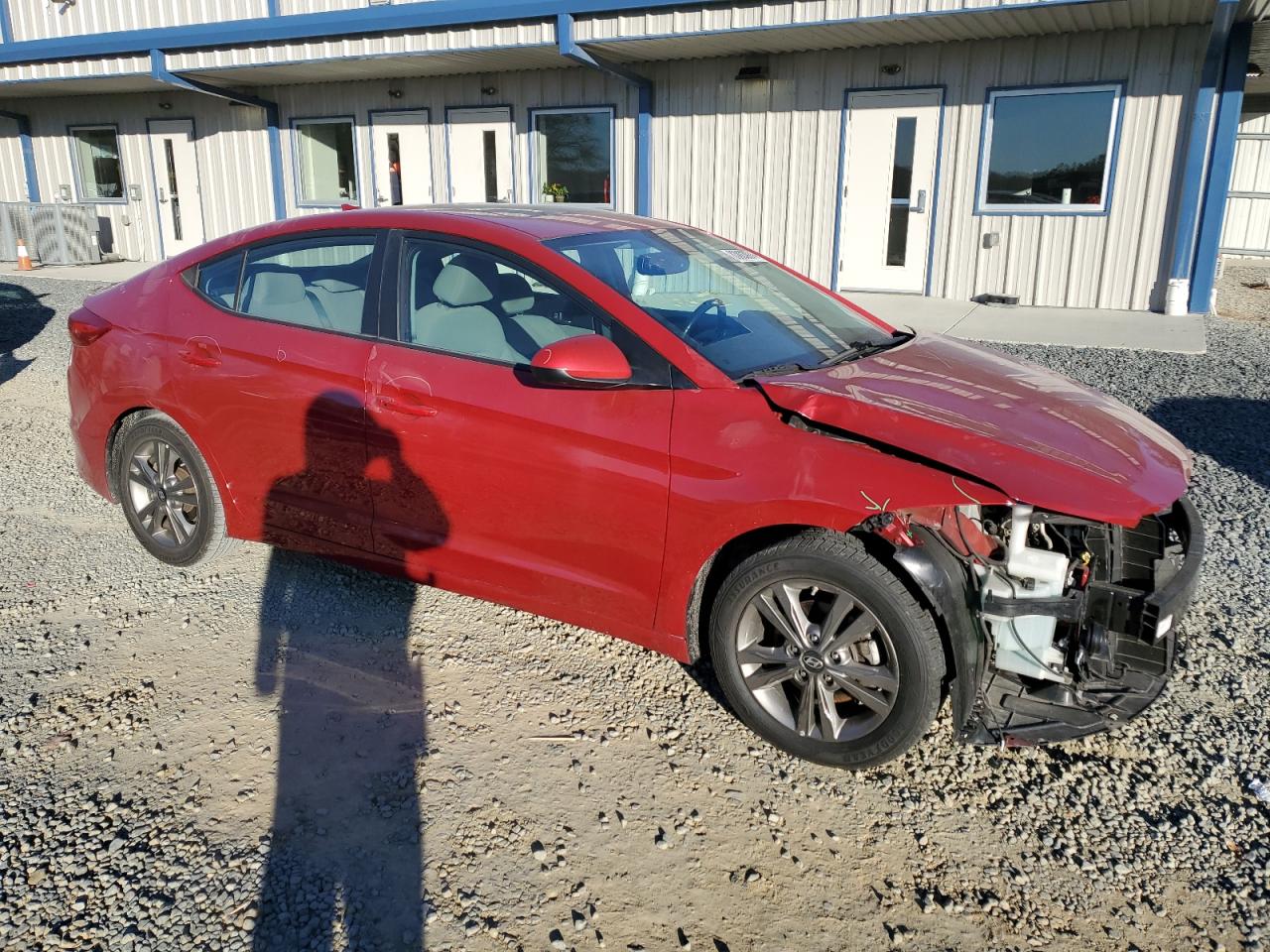 2018 Hyundai Elantra VIN 5NPD84LF5JH393869 Copart auction photo, front end damage thumbnail 4