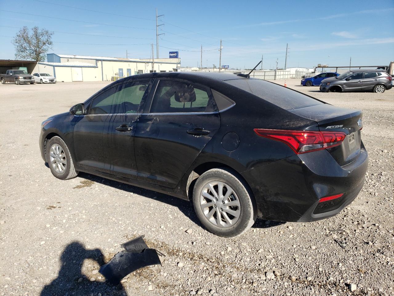 2022 Hyundai Accent VIN 3KPC24A64NE190062 Copart auction photo, side damage thumbnail 2