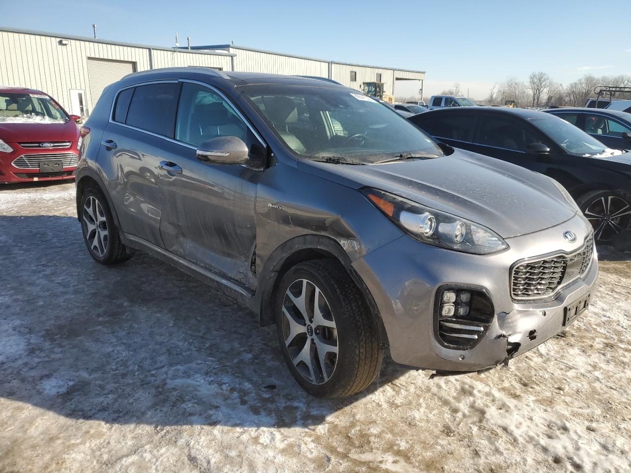 2017 KIA Sportage VIN KNDPRCA61H7098175 Copart auction photo, side damage thumbnail 4