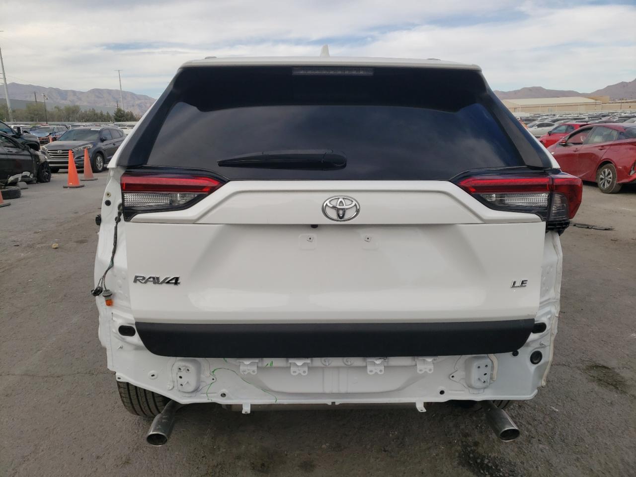 2019 Toyota RAV 4 VIN 2T3H1RFV7KC017854 Copart auction photo, rear end damage thumbnail 6