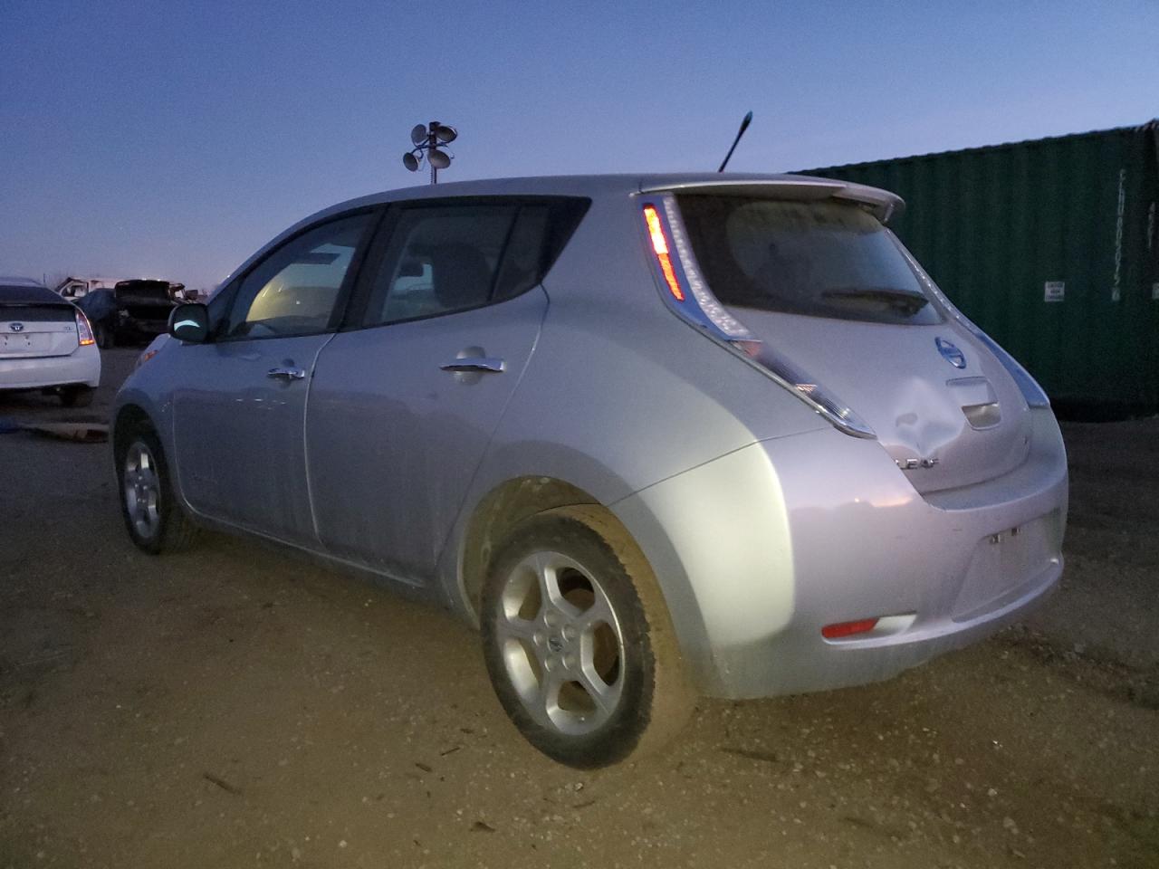 2013 Nissan Leaf VIN 1N4AZ0CP1DC411615 Copart auction photo, front end / mechanical damage thumbnail 2