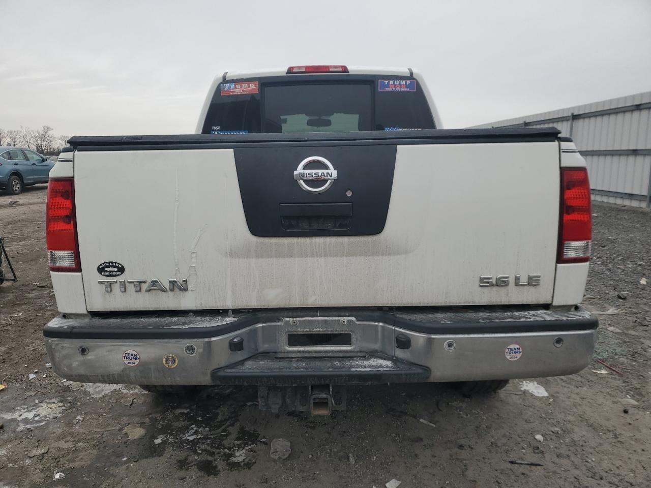 2009 Nissan Titan VIN 1N6AA07C09N314360 Copart auction photo, front end / minor dent/scratches damage thumbnail 6