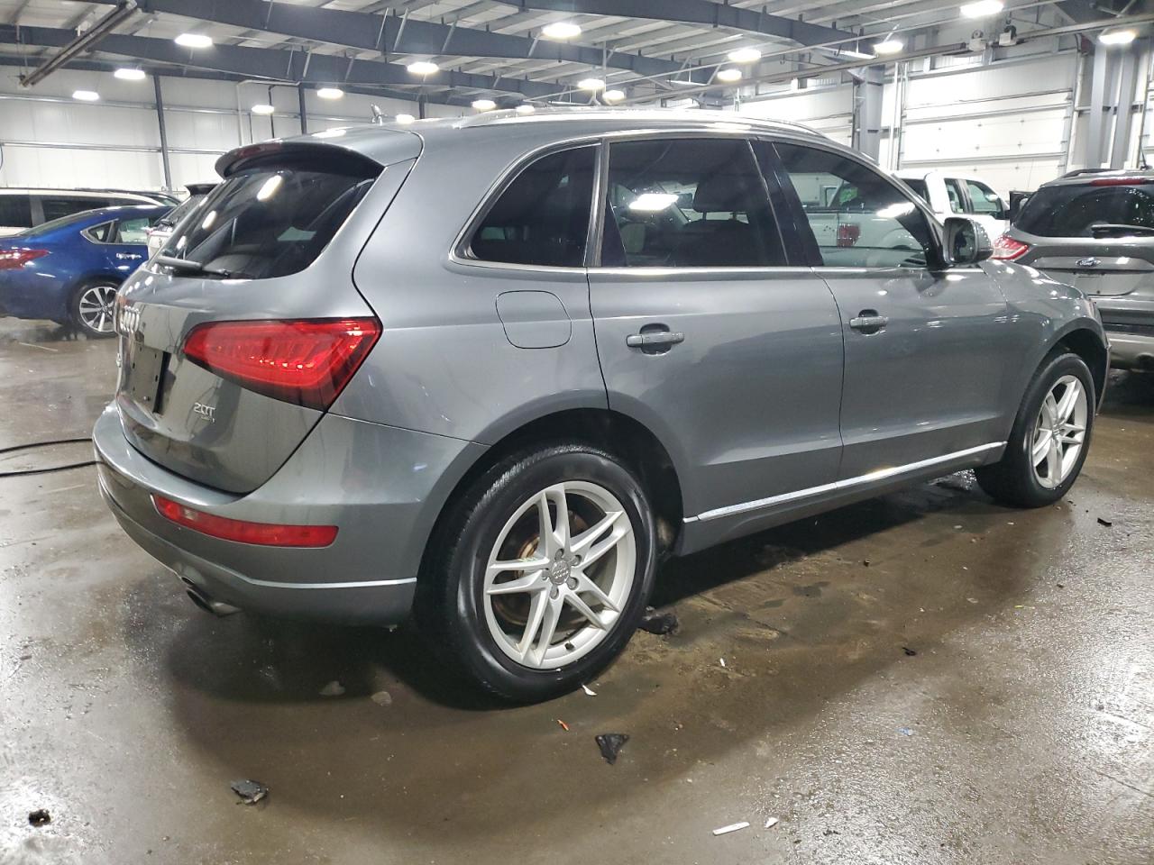 2014 Audi Q5 VIN WA1CFAFP0EA026681 Copart auction photo, front end damage thumbnail 3