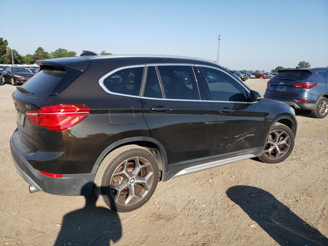 2016 BMW X1 VIN WBXHT3C35GP885737 Copart auction photo, all over damage thumbnail 3