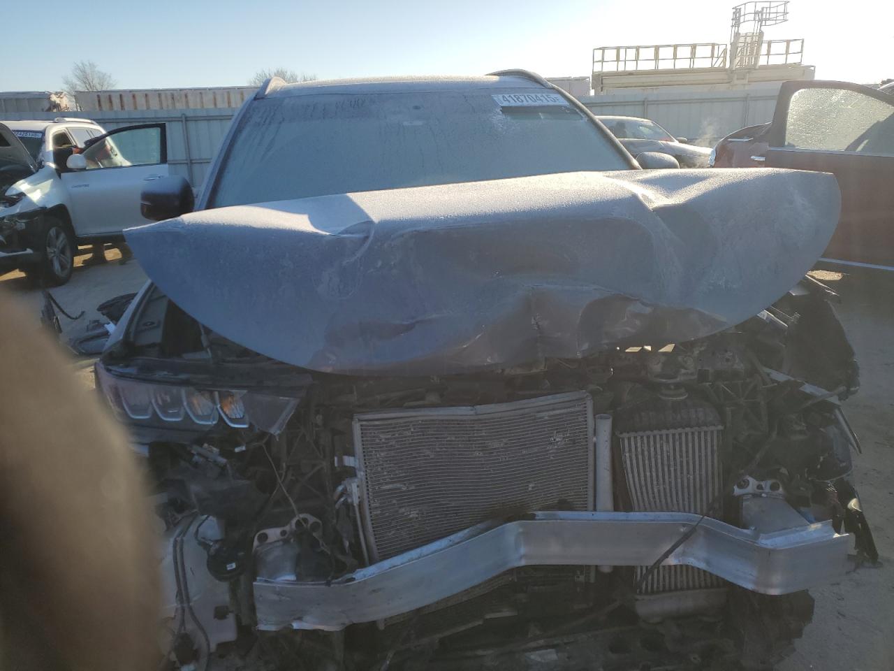 2023 KIA Sorento VIN 5XYRH4LF8PG234155 Copart auction photo, front end damage thumbnail 5