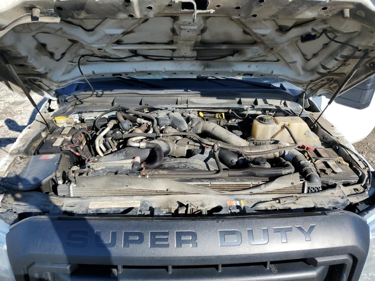 2011 Ford F350 VIN 1FT8W3BT0BEA00595 Copart auction photo, rear end / mechanical damage thumbnail 11