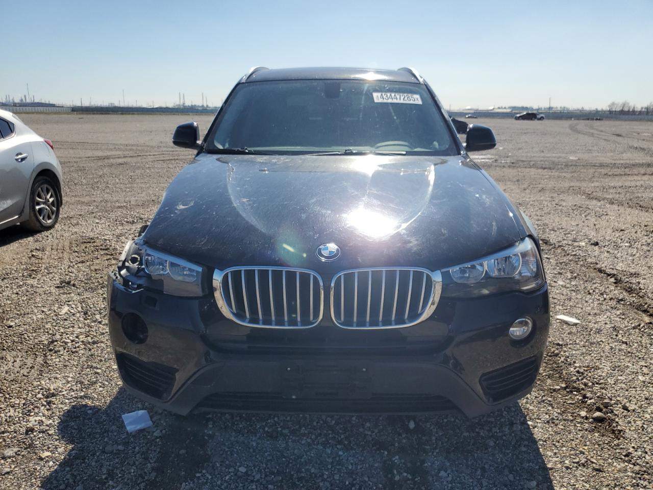 2017 BMW X3 VIN 5UXWX9C33H0T19905 Copart auction photo, front end / rear end damage thumbnail 5