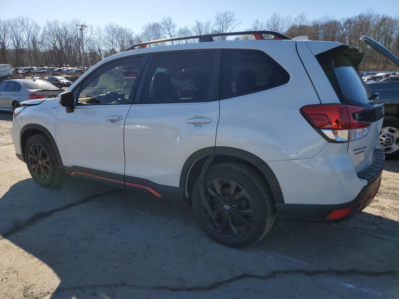2021 Subaru Forester VIN JF2SKARC5MH575435 Copart auction photo, front end / minor dent/scratches damage thumbnail 2