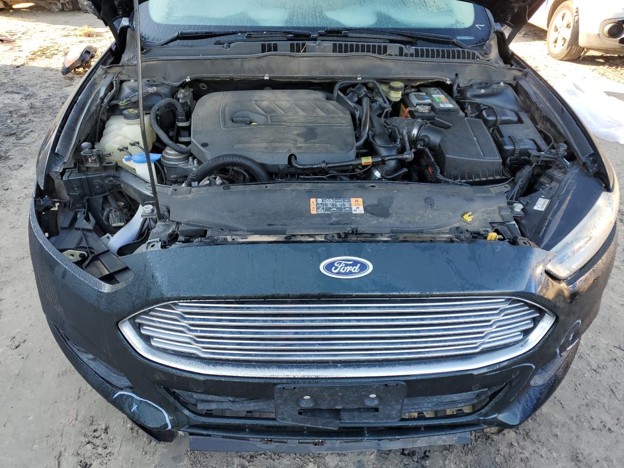 2014 Ford Fusion VIN 3FA6P0HD2ER101213 Copart auction photo, side damage thumbnail 11