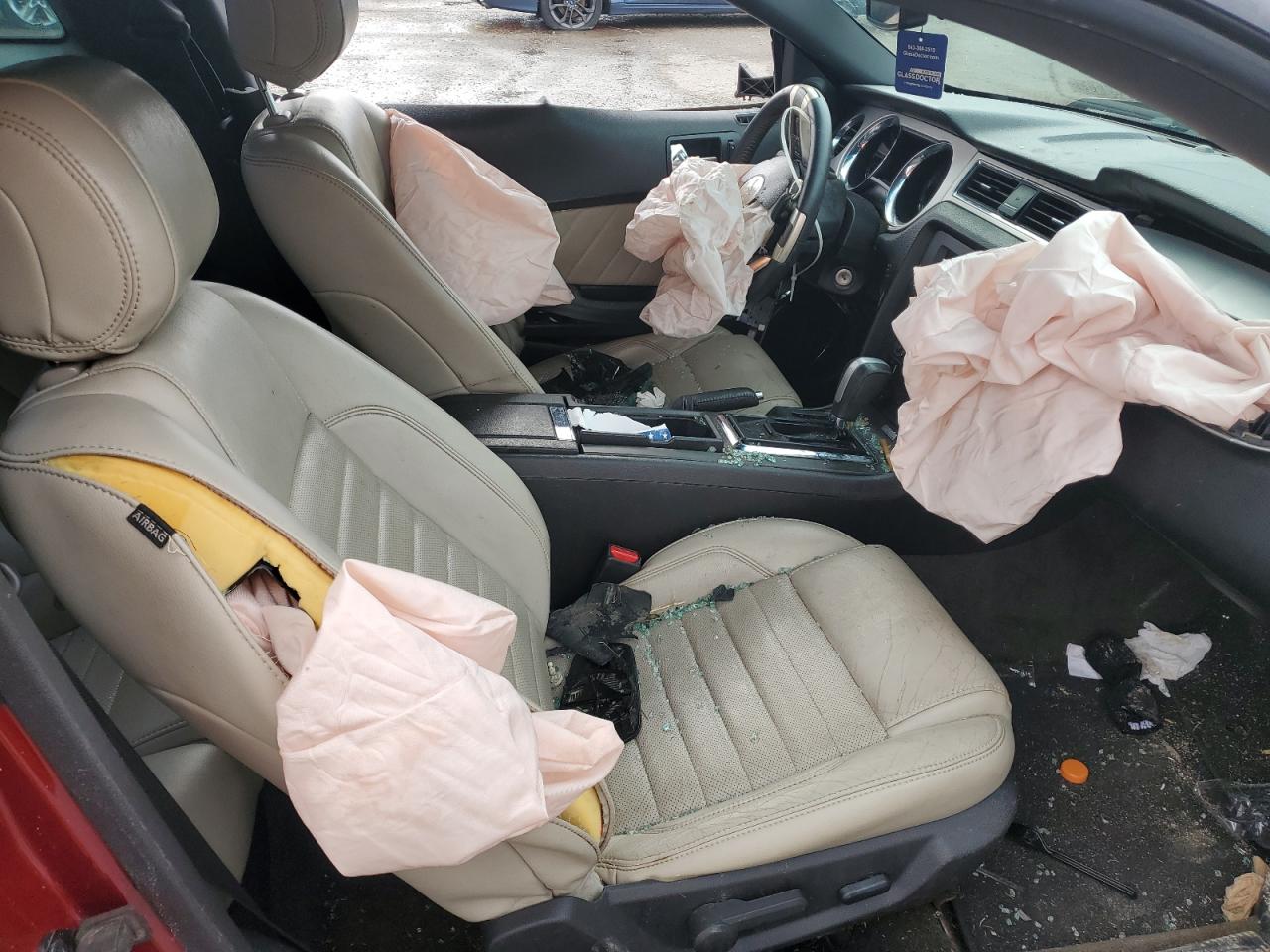 2014 Ford Mustang VIN 1ZVBP8AM0E5243724 Copart auction photo, all over / side damage thumbnail 7