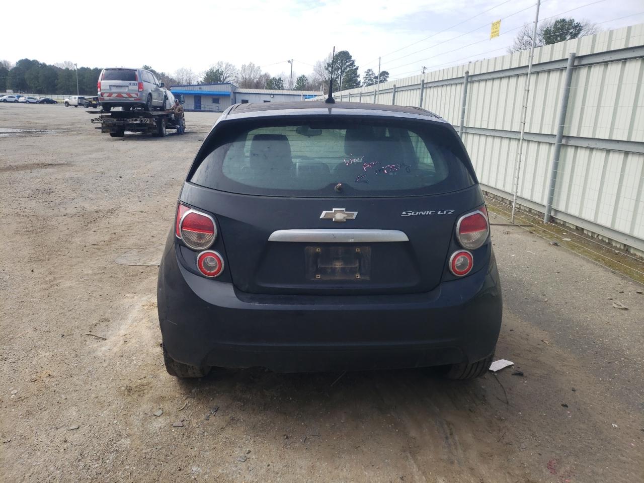 2013 Chevrolet Sonic VIN 1G1JE6SHXD4117278 Copart auction photo, front end damage thumbnail 6