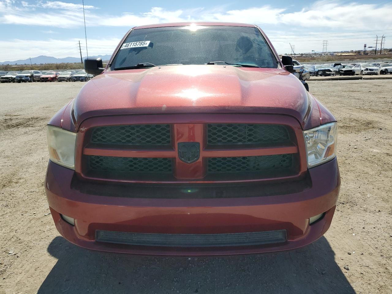 2012 Dodge RAM VIN 1C6RD6KT6CS132556 Copart auction photo, rear end damage thumbnail 5