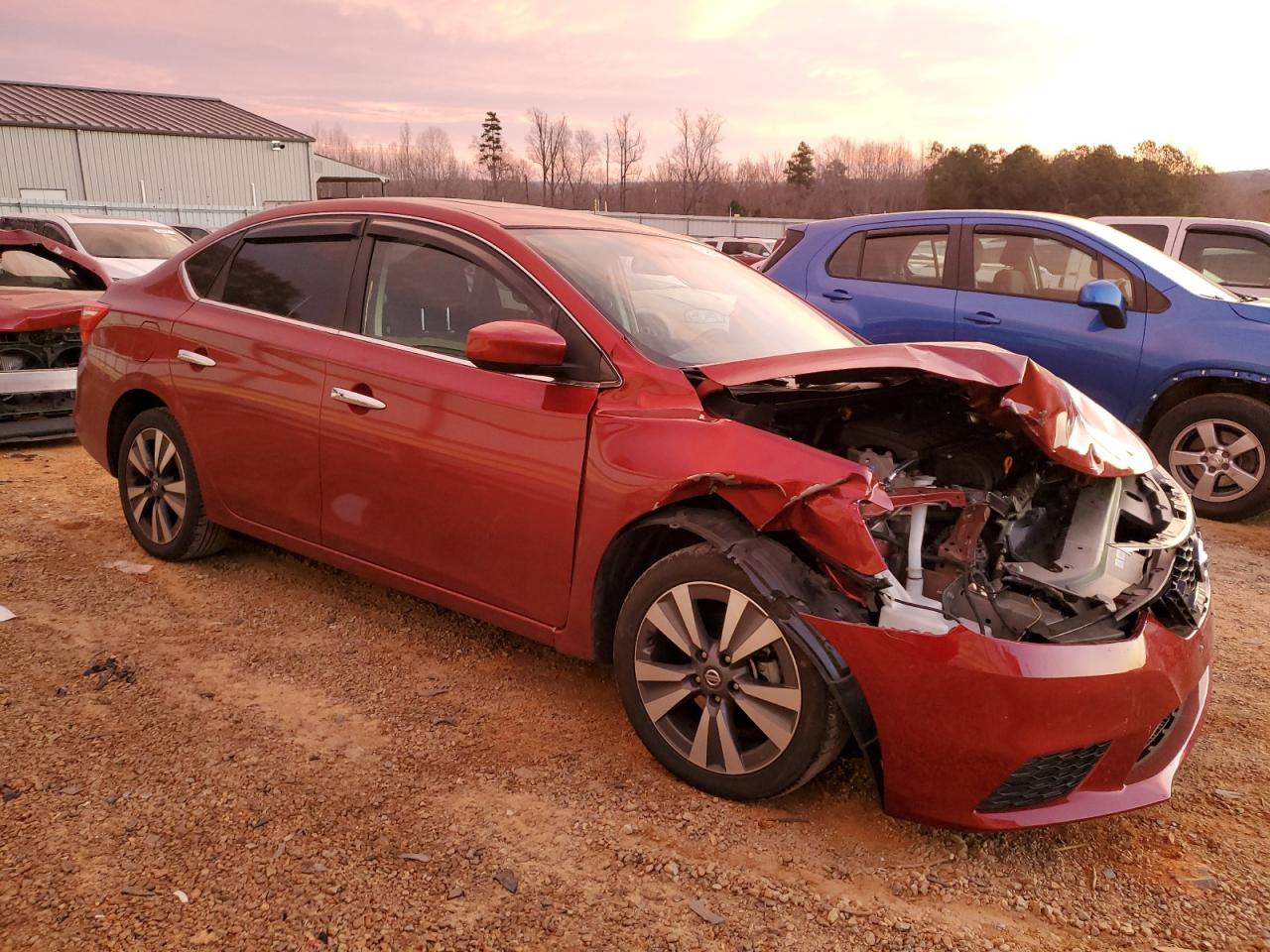 2019 Nissan Sentra VIN 3N1AB7AP9KY297431 Copart auction photo, front end damage thumbnail 4