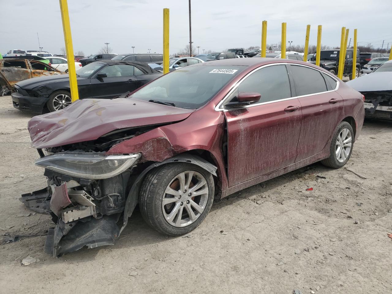 2015 Chrysler 200 VIN 1C3CCCAB5FN618761 - Copart auction photo