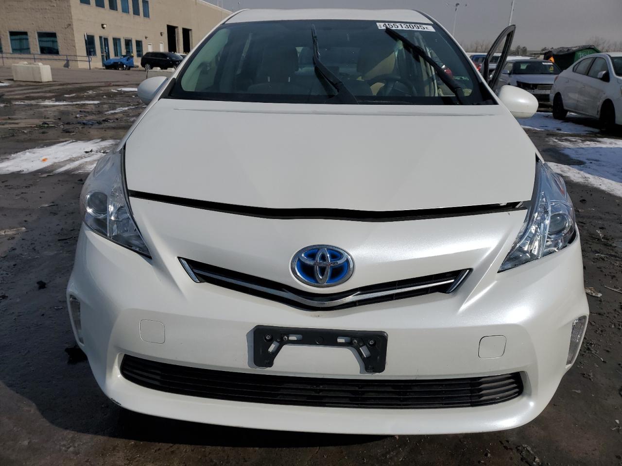 2012 Toyota Prius VIN JTDZN3EU4C3044771 Copart auction photo, front end / side damage thumbnail 5
