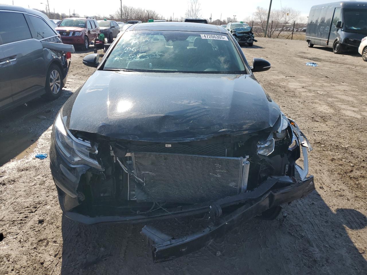 2020 KIA Optima VIN 5XXGT4L30LG450172 Copart auction photo, front end / minor dent/scratches damage thumbnail 5