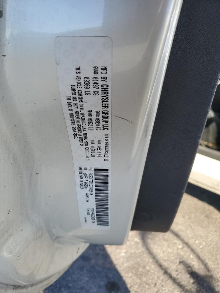 2013 Fiat 500 VIN 3C3CFFER1DT513549 Copart auction photo, minor dent/scratches damage thumbnail 14